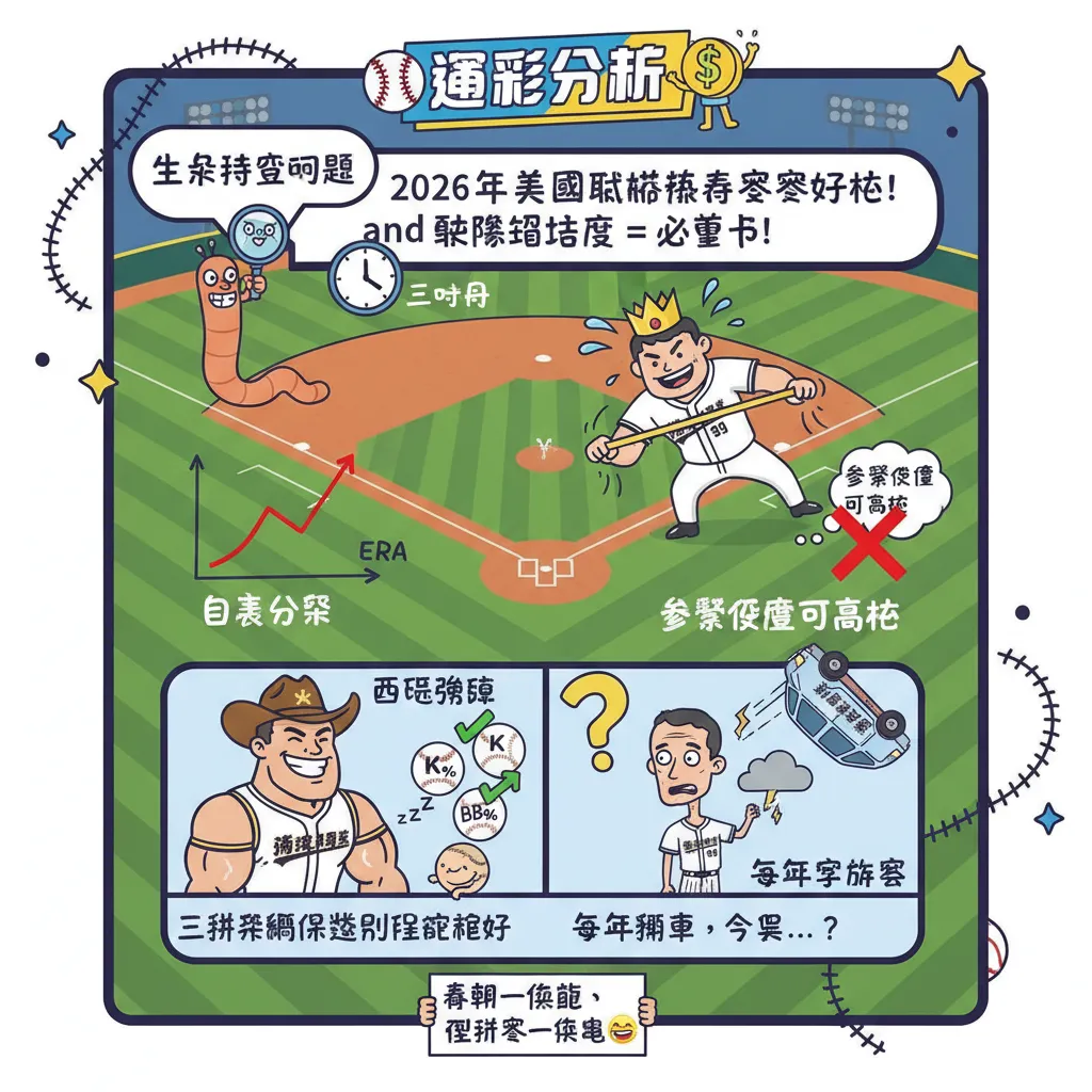 美國職棒熱身賽開打：先發投手數據與球隊戰績搶先看