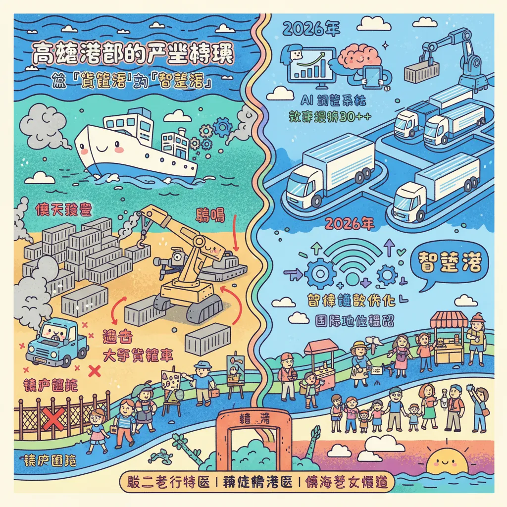 高雄港都的產業轉型：從「貨櫃港」到「智慧港」