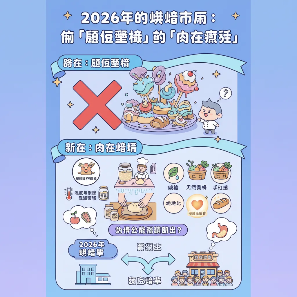 2026年的烘焙市場：從「顏值經濟」到「內在療癒」
